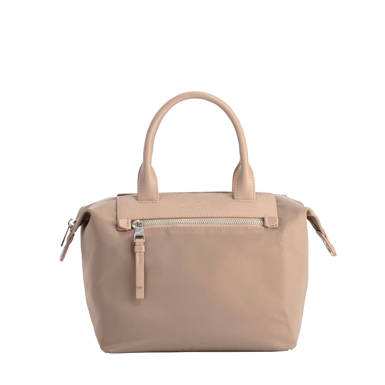

Double Day Night Luno Nylon Perfect for and Casual Greige & Tote/Mini Tote, 2-Way, Commuting, School, Use, No. 15581, Women s,