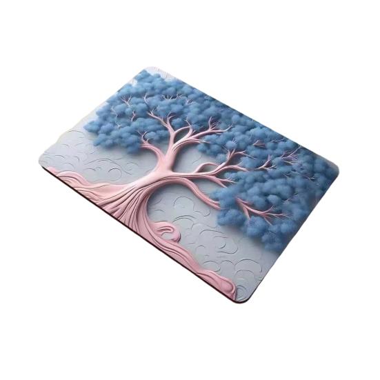 Floral Dish Drying Mat Absorbent Kitchen Drying Mat Reusable Washable Dish Drying Pad Non-slip