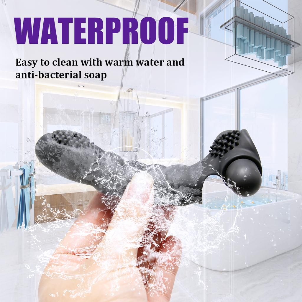 Dildo Vibrator Finger Sleeve G Spot Massage Clitoris Stimulator Sex Toy for Women Female Masturbator Vagina Flirting Product