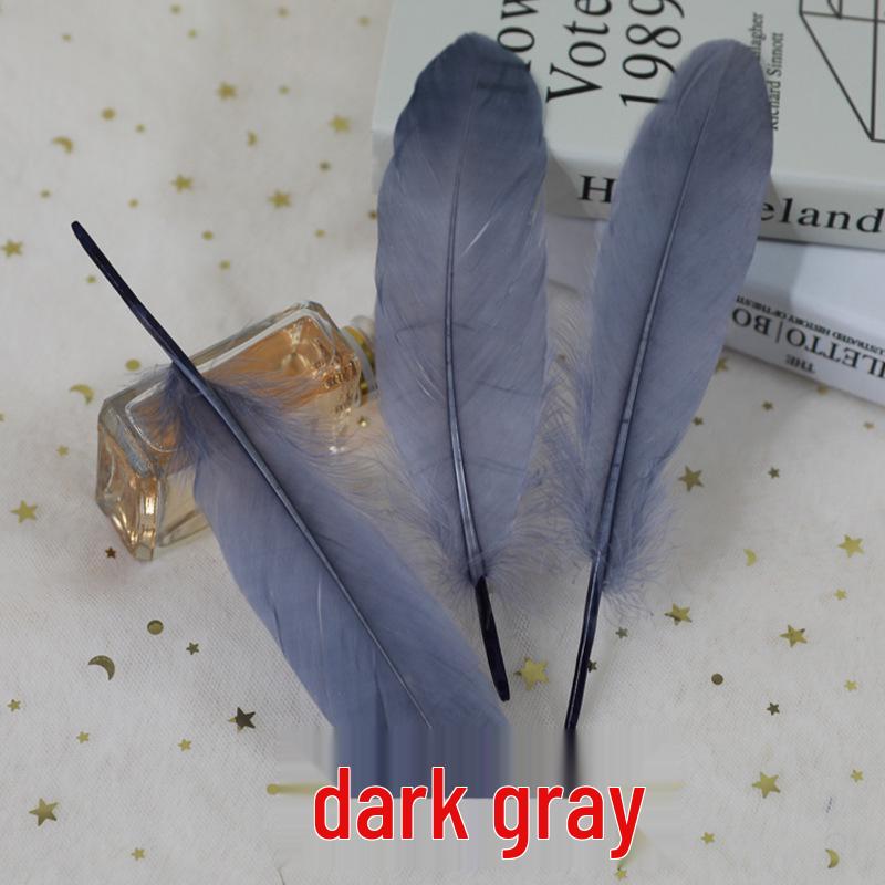 Barevná barvená velká husí pera pro DIY řemesla, ručně vyráběné dekorace a projekty pro mateřské školy