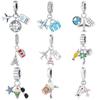 Copper Travel Vacation Series Pendant Charms Beads Fit Original Wear Braceletsdiy Jewelry Gifts Accessory