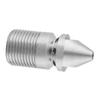 Stainless Steel SS304 Pressure Sewer Cleaning Pipe Drain Jetter Nozzle 3 8BSP Male Thread