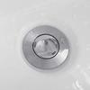 Universal Flip-Top Sink Stopper: Stainless Steel & Copper Basin Replacement Plate