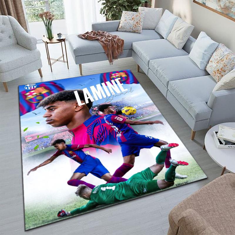 FC Barcelona's Lamine Yamal Young Player of the Year carpet is suitable for living room and bedroom doormats office balcony decorative carpet 9