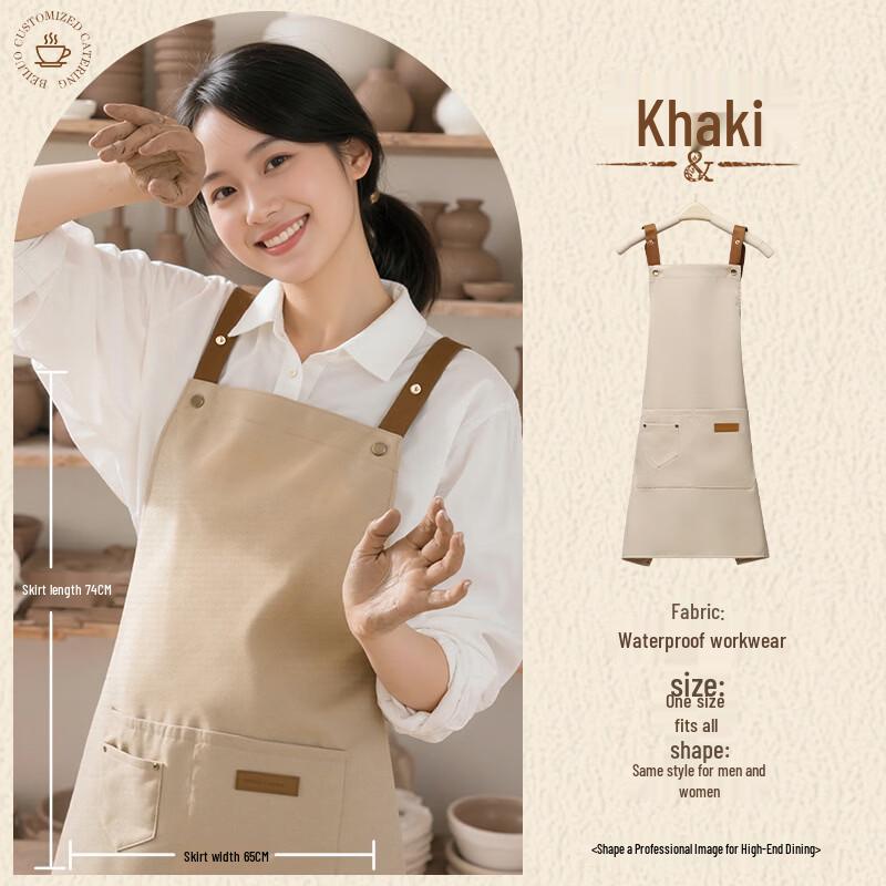 Handon Professional Waterproof H-Strap Work Aprons (3-Pack)