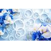 Modern Photo Wallpaper 3d Stereo Flowers Mural Abstract Geometric Pattern Living Room Tv Sofa Backdrop Wallpaper