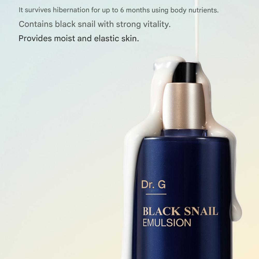 [Gift Set] Dr.G Black Snail Toner 150ml + Emulsion 150ml Special, 1 set