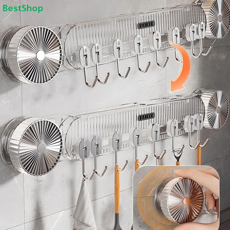 Küchenwand-Organizer - Multifunktionales Messerregal mit Haken für Utensilien/Pfannen/Schneidebretter