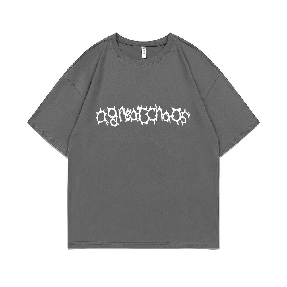 Playboi Carti Brand Rapper Ken Carson A Great Chaos Print Tshirt Unisex Women Fashion Hip Hop T Shirts Unisex Pure Cotton Tshirt