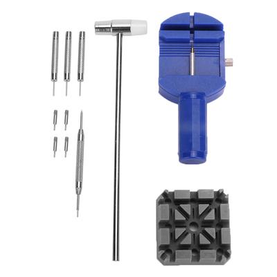 Kit di rimozione perni di collegamento per cinturini per orologi, regolatori per cinturini per bracciali, strumenti per la riparazione di orologi