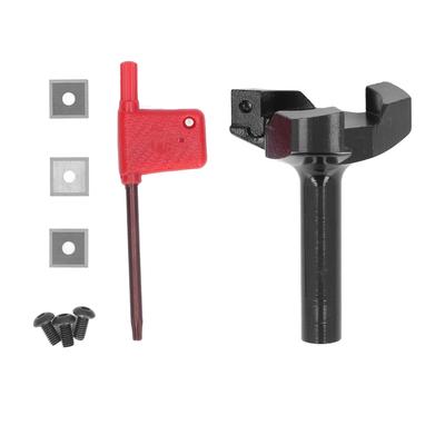 Spoilboard Router Bit 3 Flutes Tungsten Steel CNC Spoilboard Surfacing Router Bit for Wood