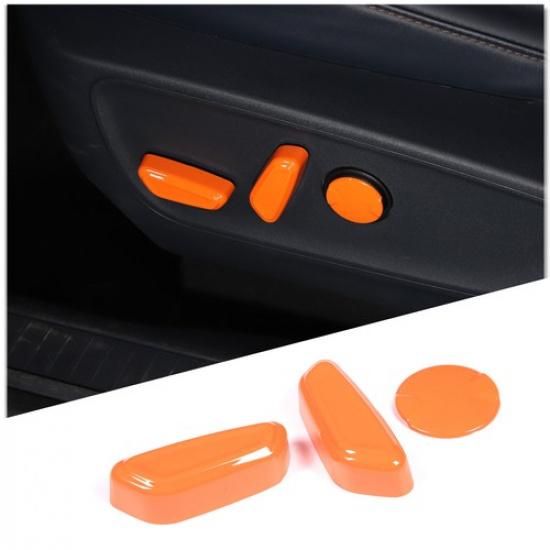 Orange Interior Seat Adjust Handle Button Cover Trim For Ford Maverick  US