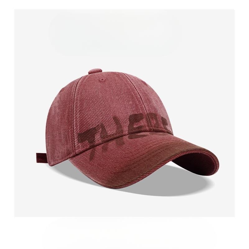 Washed Old Woman American Retro Big Head Cap Showing Face Baseball Hat