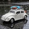 1:24 Volkswagen Kever Kampeer Gemodificeerde Auto Legering Metaal Diecast Model Auto Hoge Simulatie Voertuig Huis Trendy Sieraden & Cadeaus