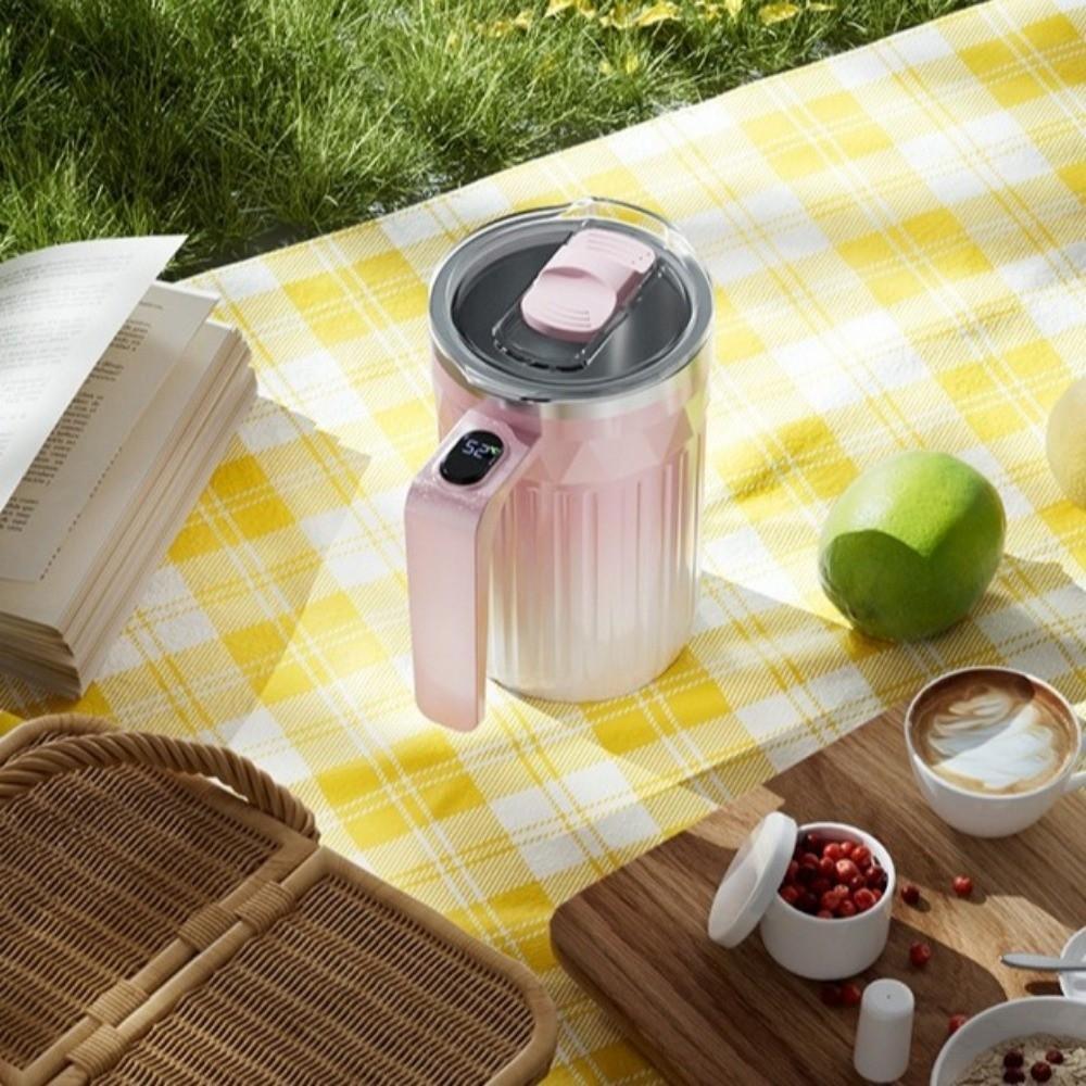 Temperature Display Automatic Self Stirring Coffee Mug Mocha Tea Mug  for Milk Tea Chocolate