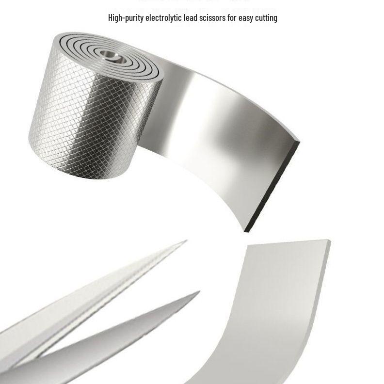 Thickened Handmade Embossed Lead Sheet Roll - Anti-Explosion Lead Sinker for Competitive Fishing