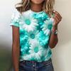 Fashion Women's T-Shirts 3d Print  Floral Printing T Shirt Casual Tees Summer Clothing Basic Female y2K Tops Oversized Pullover
