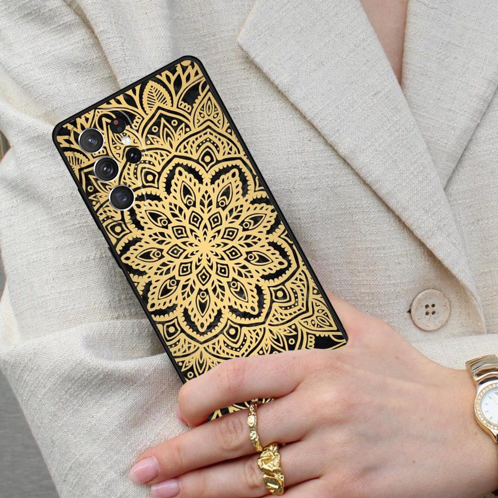 MARBLE MANDALA FLOWER FLORAL Cell Phone Case for Samsung Galaxy S26 Ultra S25 S24 S23 S22 S21 S20 Note10 Cover