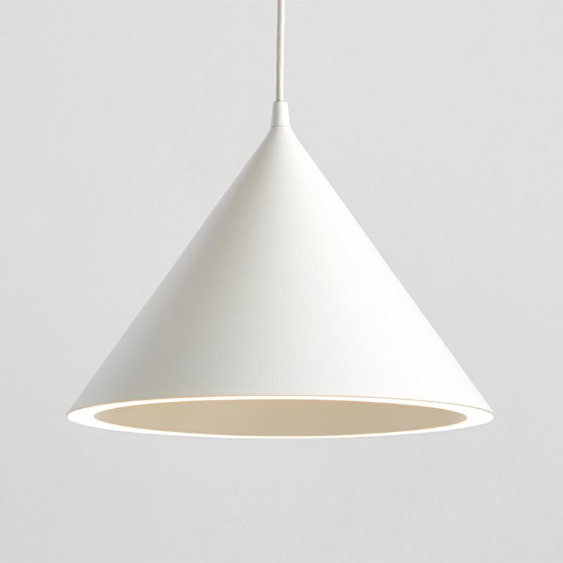 Lampă suspendată cu LED modernă cu abajur din aluminiu pentru sufragerie, cafenea, bar, restaurant, lampă suspendată cu con nordic Lampadario