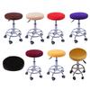 Stretchable Bar Stool Slip Cover Round Seat Cushion Chair Protector for Home Bar Restaurant Decor
