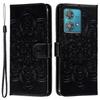 For Motorola Edge 40 Neo 5G Case PU Leather Mandala Imprinted Design Wallet Phone Cover