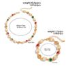 Ingemark Trendy Luxury Imitation Pearl Choker Necklace Women Exquisite Elegant Colorful Acrylic Rhinestone Bracelet Y2K Jewelry