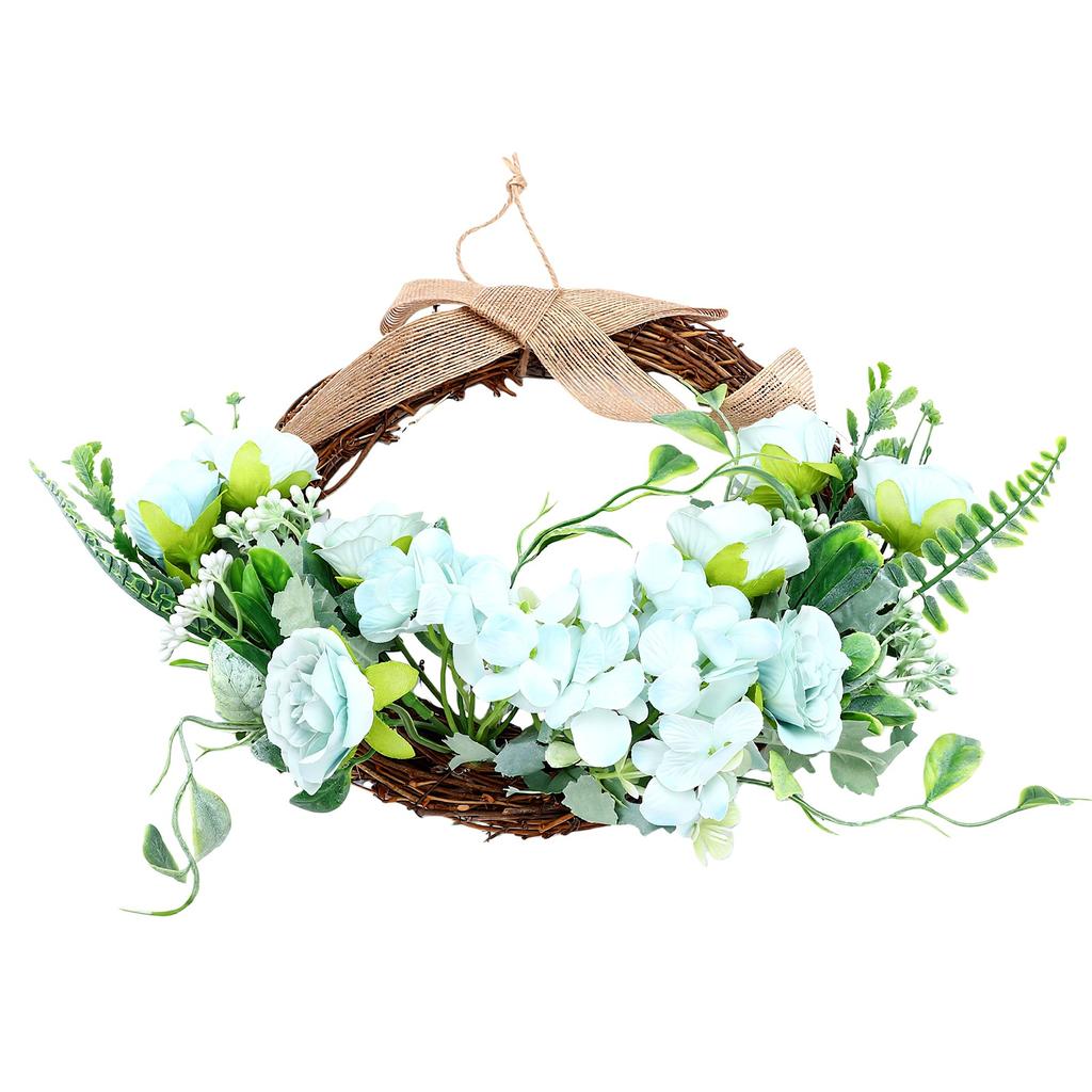 Faux Half Wrth Spring Yr Round Artificial Floral Wrth for Farmhouse Front Door Porch Wedding Decor