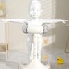 Adjustable Height Baby Shower Stand folding Baby Shower Rack Wash Seat Non-slip Bathing Device with Drainage Holes for Kids