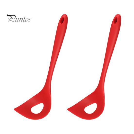 

2 шт. Инструмент для приготовления фрикаделек, силиконовая антипригарная ложка для фрикаделек, шарики, ложка для рыбных шариков с ручками, кухонная ручная ложка для пресса фрикаделек 2pcs красный