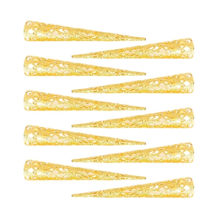 10 Pieces Halloween Finger Nail Claws for Women Cosplay and Dance Shows Stage Performances Accessories Hand Jewelry