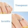 Invisible Ring Size Adjuster for Loose Rings Transparent Ring Guard 4 Sizes