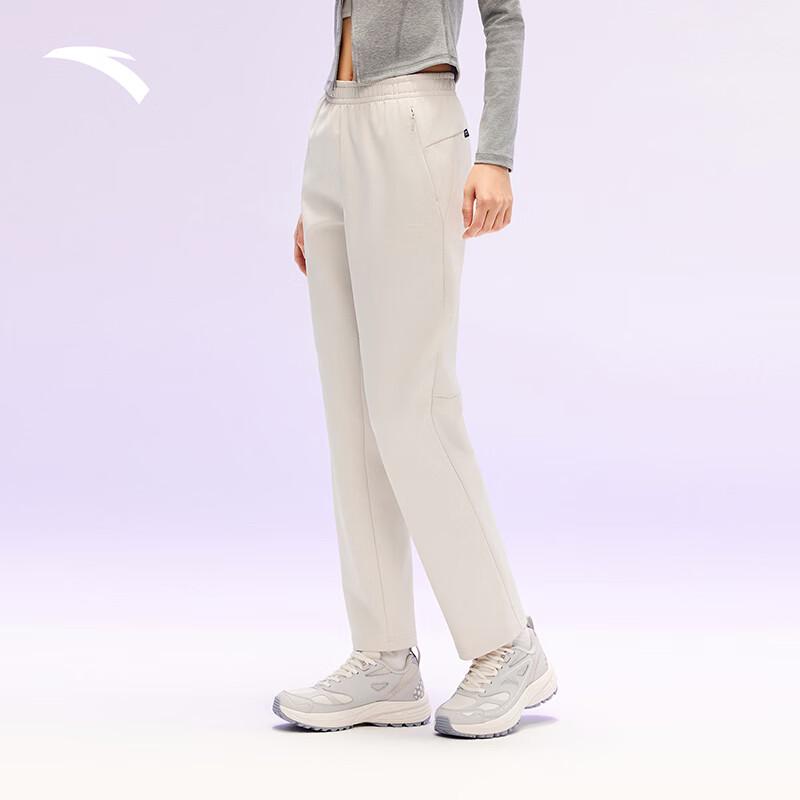 Anta Women s Fleece-Lined Water-Repellent Running Pants S