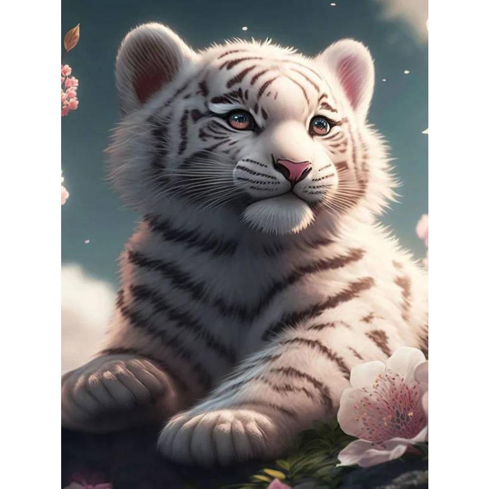 

DIY полная круглая алмазная живопись вышивка крестиком 3D животное цветок домашний декоративный художественный стиль алмазная живопись 5d алмазная живопись Full Square 25X37.5CM