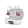 72 Sports TWS Noise-Cancelling Bluetooth Earbuds with Smart Touch, Digital Display, and Earhook Design