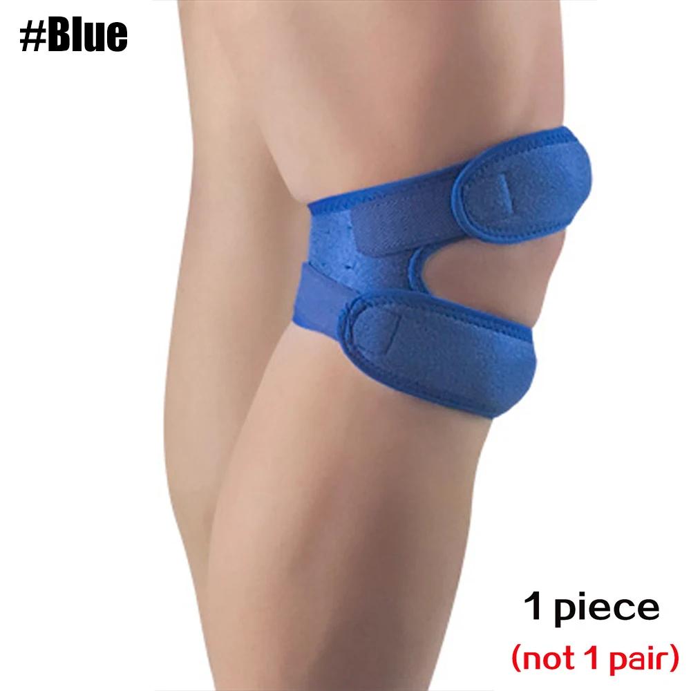 Tcare 1 Pcs Sports Kneepad Double Patellar Knee Patella Tendon Support Strap Brace Pad Protector Open Knee Wrap Band Fitness Men