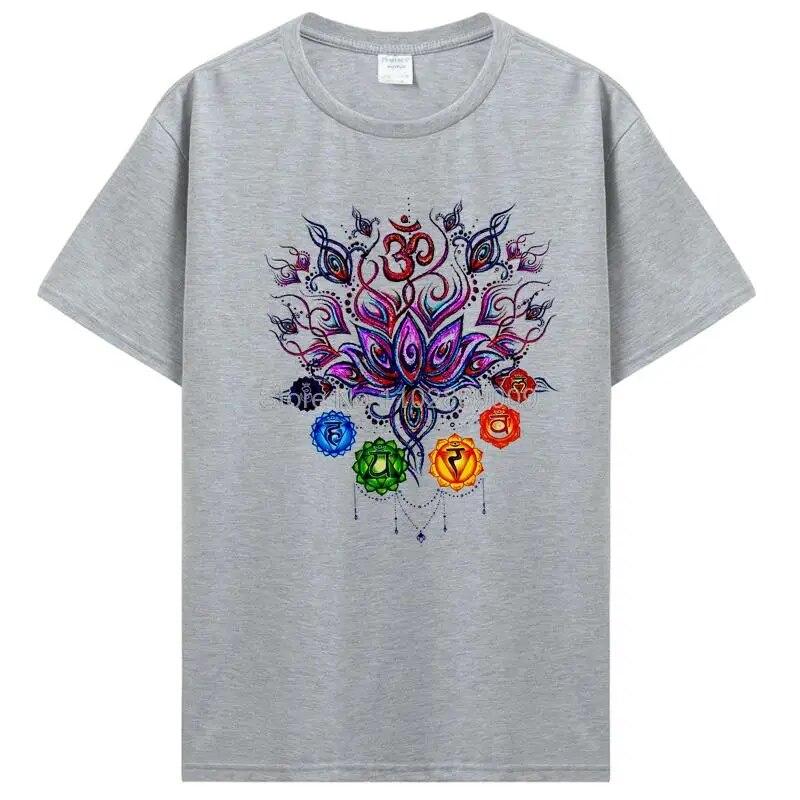 Rainbow Beautiful Mandala Tričko s grafickým potiskem Dámské Unisex tričko Cool Ležérní Bavlna Tričko s krátkým rukávem Harajuku Streetwear