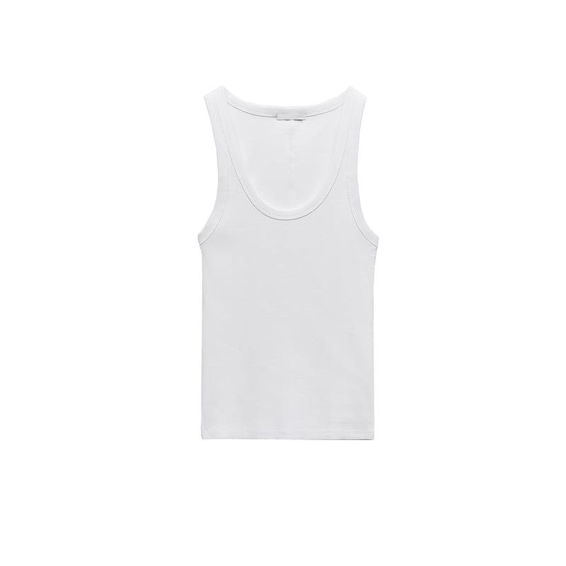 Spring New Women's Clothing Fashion Sexy Style round Neck Silm Wild Vest Sling Rib T-shirt 3253325