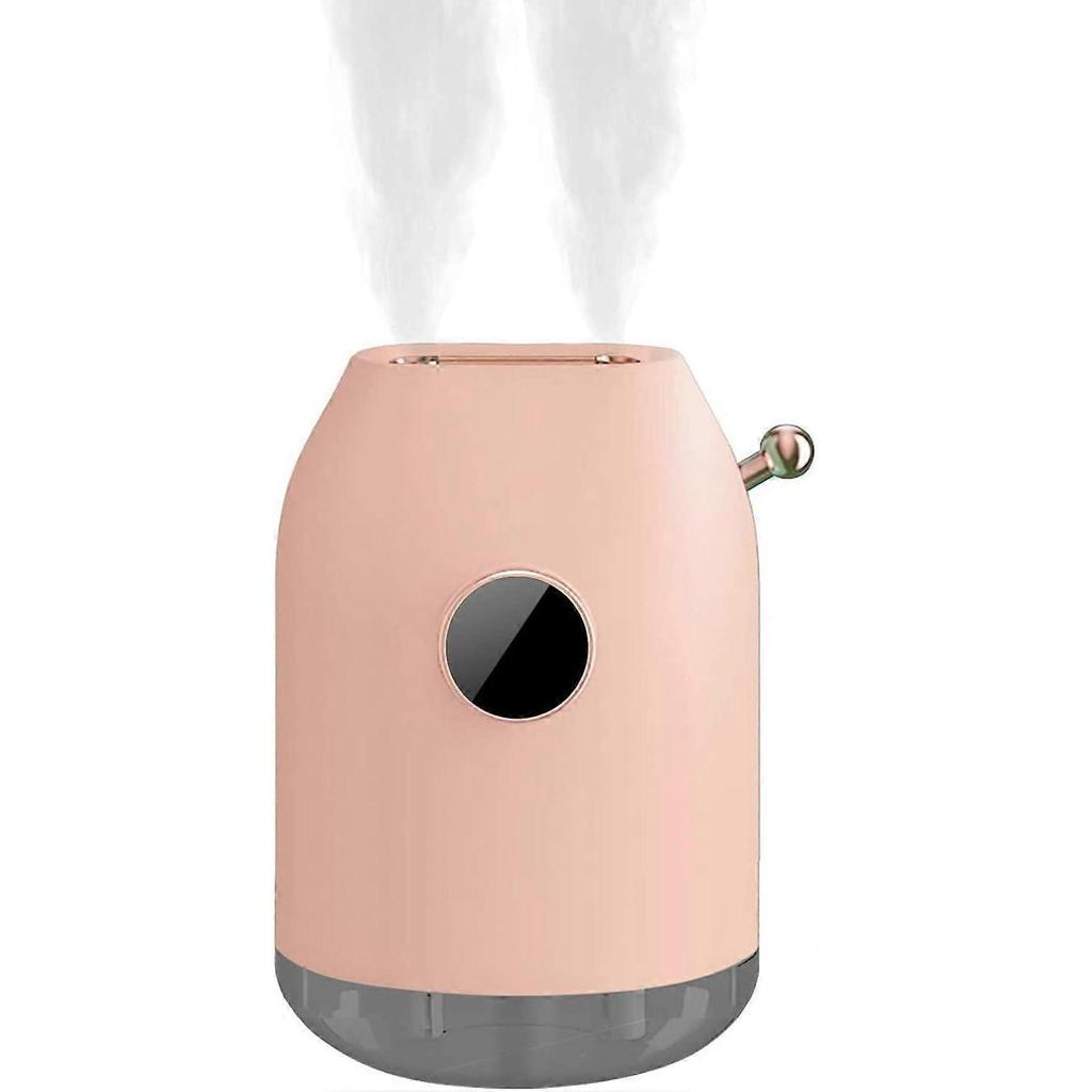 Humidifiers for Bedroom, 500ml Cool Mist Humidifier, Portable Desktop Humidifier, Double Spray