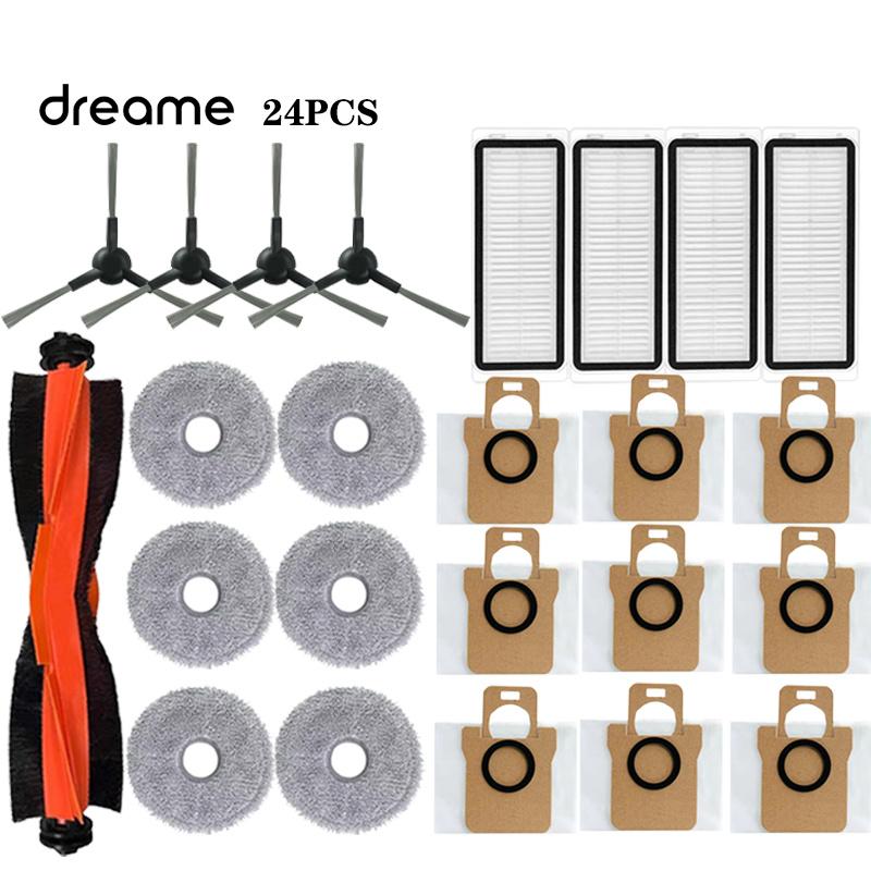 Dreame Bot L30 Ultra L20 Ultra Robot Vacuum Spare Parts Consumables Main Side Brush Hepa Filter Mop Cloth Dust Bag Accessories