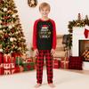 Matching Family Christmas Pajamas Set, Neck Long Sleeve and Pants Holiday Loungewear