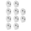 10Bags Spiders Webs Cobweb Halloween Decorations Bar Haunted House KTV Scene Props(White 2 Fake Spiders )