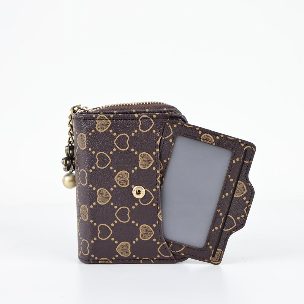 Mini Bag Personality Simple Men and Women Short Wallet Retro Style Zipper Coin Purse Multifunctional Driver's License Wallet