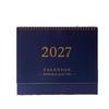 Portable 2027 Desktop Desk Calendar Standing Flip Calendar Academic Planner  Office Supply