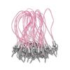 20/50pcs Lanyard Lariat Strap Cord With Eye Pins Screw Colour Strap Charm Cord Rope Keychains Hooks Mobile Phone DIY Accessories