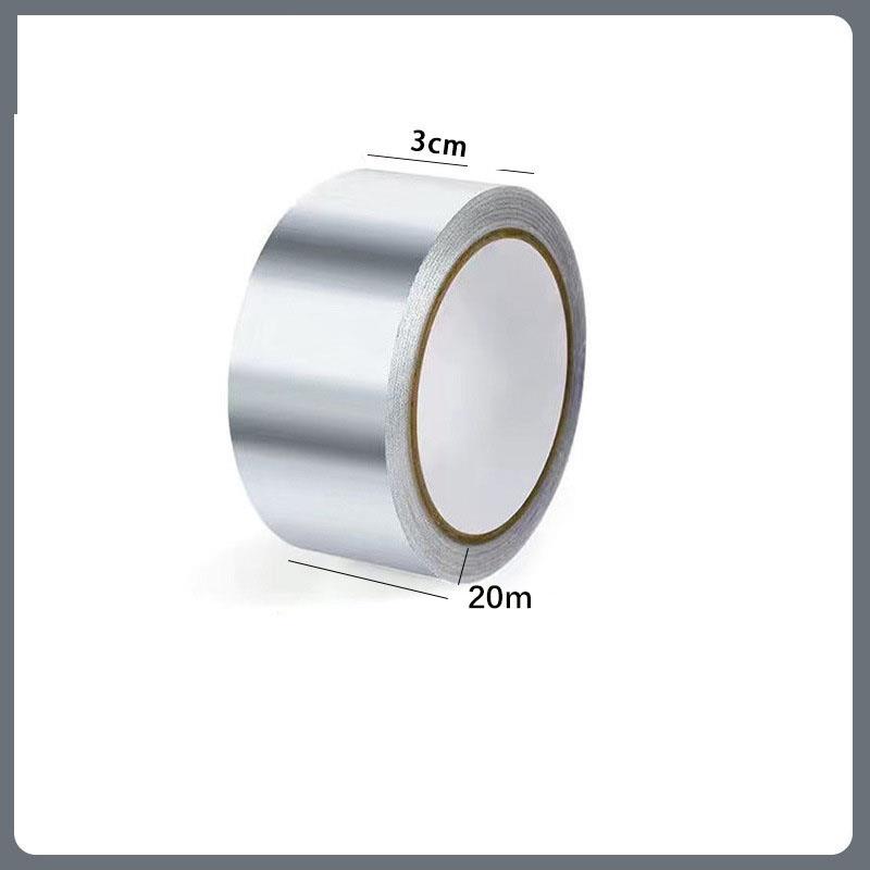 Høytemperaturmotstand Aluminiumsfolietape Kjøkkenrørreparasjonstape Lim Forseglingsfolie Varmeisolasjon Lekkasjesikker tape