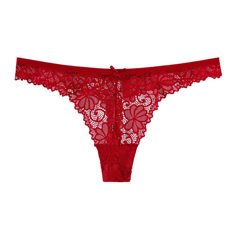 Women's Lace Panties Mesh G-string Female Underpant Waist Female Underwear Lingerie Sexy Hollow Out Low Thong