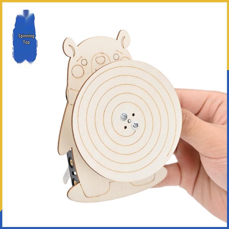 Eccentric Vibration Spinning Top: Children s STEAM Physics Experiment Kit