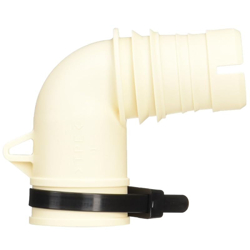 SANEI Washing Machine Drain Trap Elbow, for connecting drain hoses, 31-32-37mm compatible, PH5543F