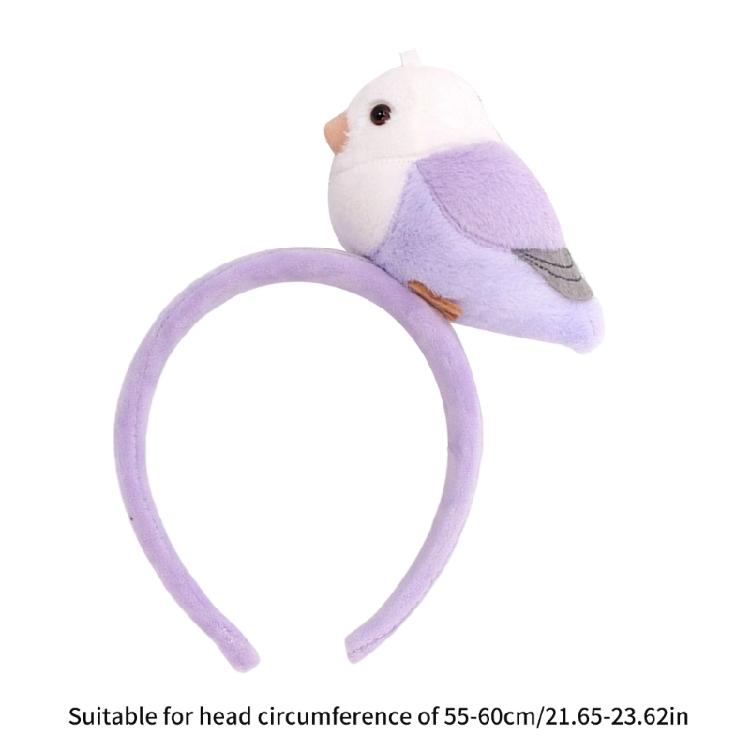 Cartoon Bird Anime Headpiece for Party Birthday Face Wash Bird Hairbands Stage Headwear Photo Props