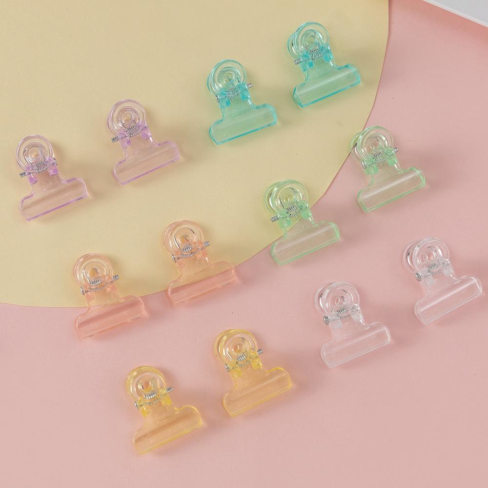 Clear Acrylic Long Tail Clip for Students - Ideal for Organizing Papers, Tests, and Receipts